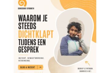waarom je steeds dichtklapt